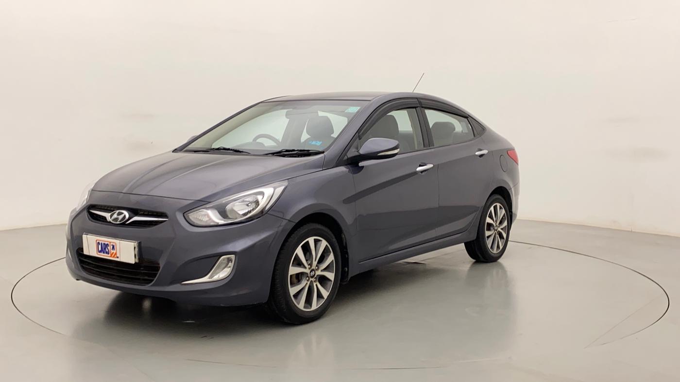 2014 Hyundai Verna FLUIDIC 1.6 CRDI SX, Diesel, Manual, 81,324 km, Left Front Diagonal