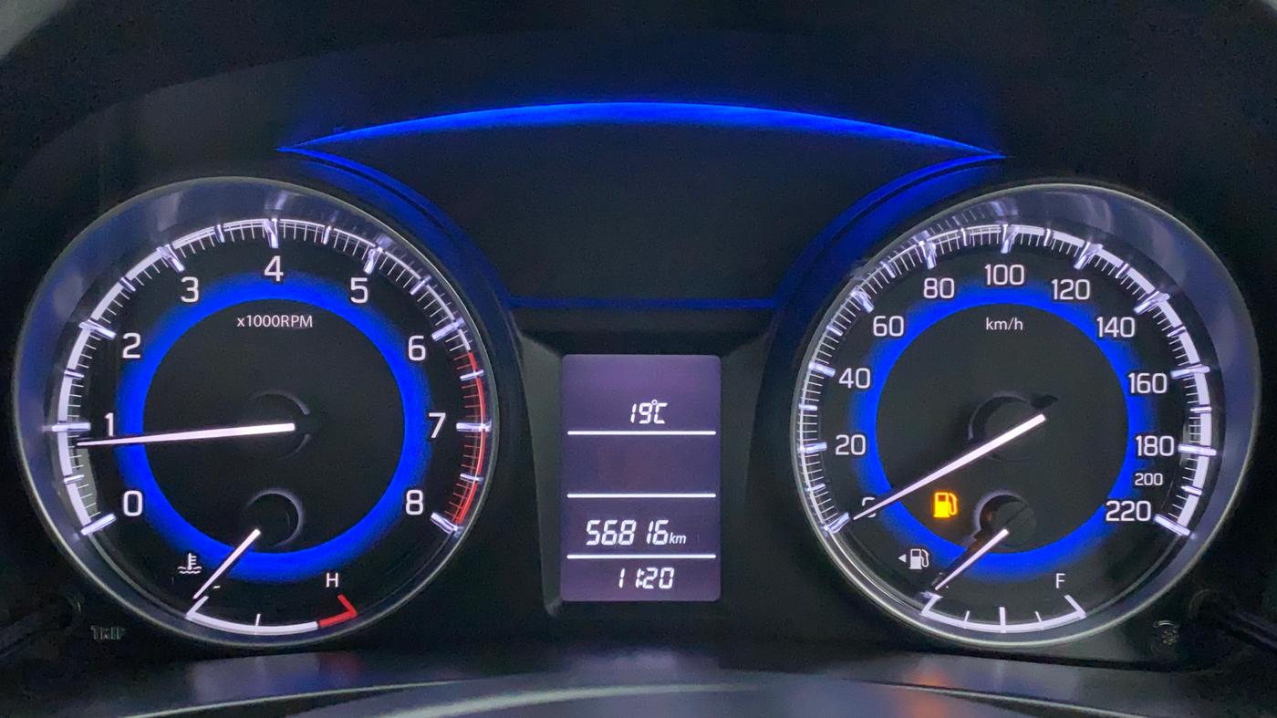 2017 Maruti Baleno DELTA PETROL 1.2, Petrol, Manual, 57,169 km, Odometer Image