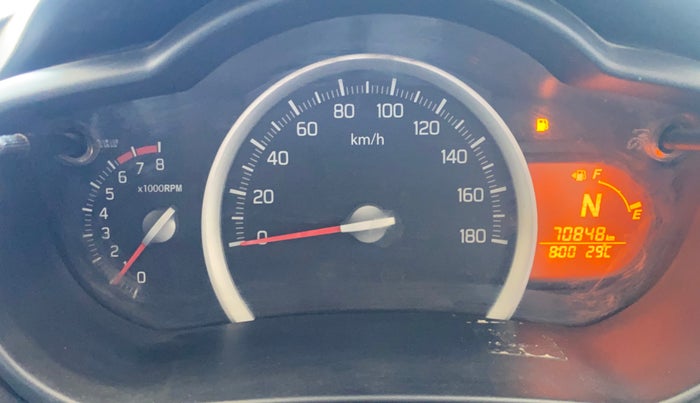 2015 Maruti Celerio VXI AMT, Petrol, Automatic, 70,811 km, Odometer Image