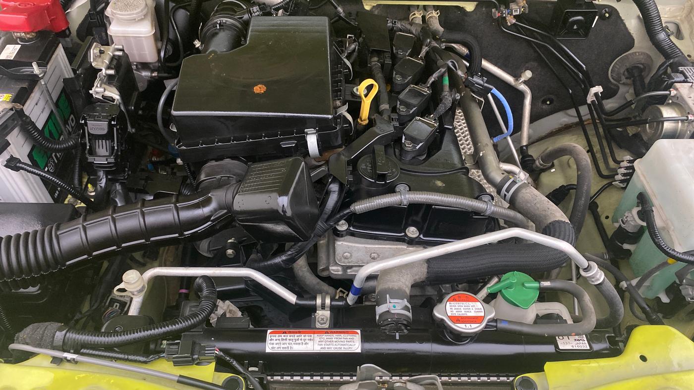 2023 Maruti JIMNY ALPHA ALL GRIP PRO AT, Petrol, Automatic, 16,427 km, Engine View