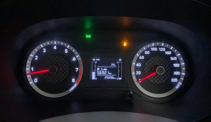 2022 Hyundai GRAND I10 NIOS SPORTZ 1.2 KAPPA VTVT CNG, CNG, Manual, 25,695 km, Odometer Image