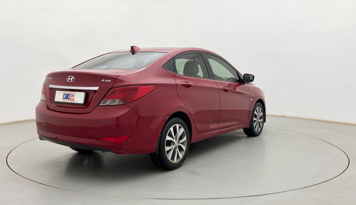 2017 Hyundai Verna 1.6 VTVT SX, Petrol, Manual, 86,015 km, Right Back Diagonal