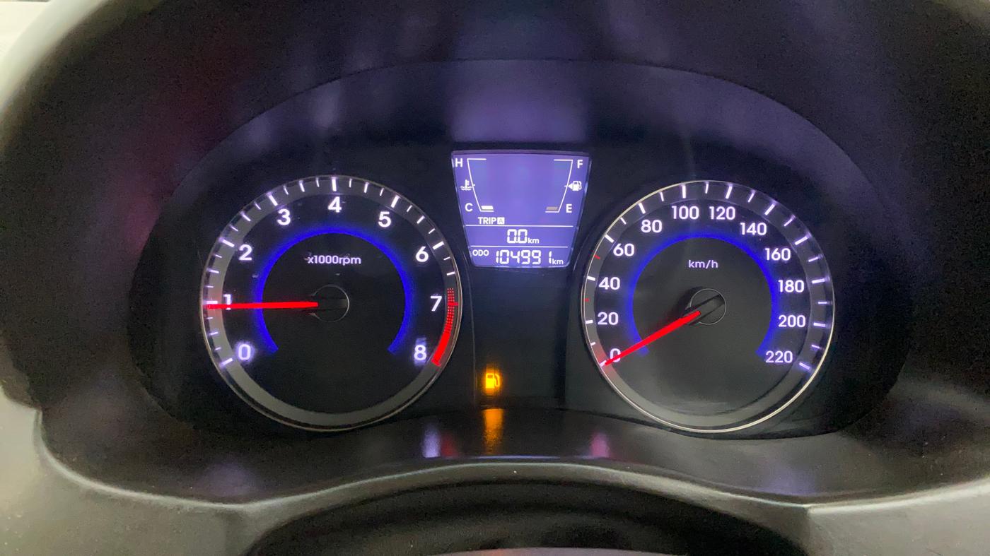 2017 Hyundai Verna FLUIDIC 4S 1.4 VTVT, CNG, Manual, 1,23,456 km, Odometer Image