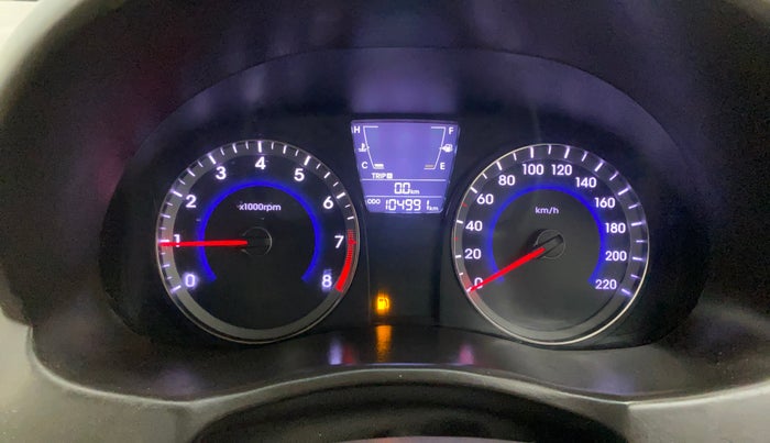 2017 Hyundai Verna FLUIDIC 4S 1.4 VTVT, CNG, Manual, 1,05,023 km, Odometer Image