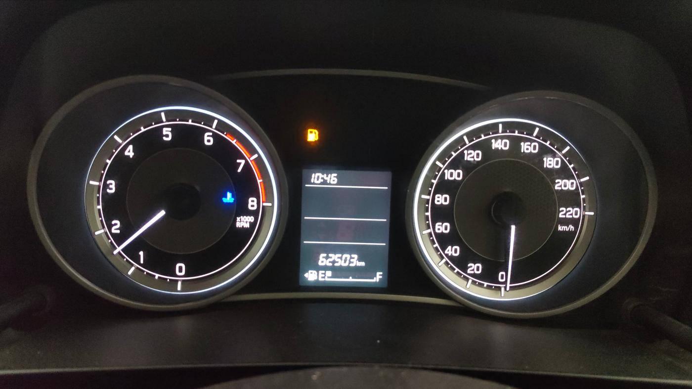 2017 Maruti Dzire VXI, Petrol, Manual, 62,502 km, Odometer Image