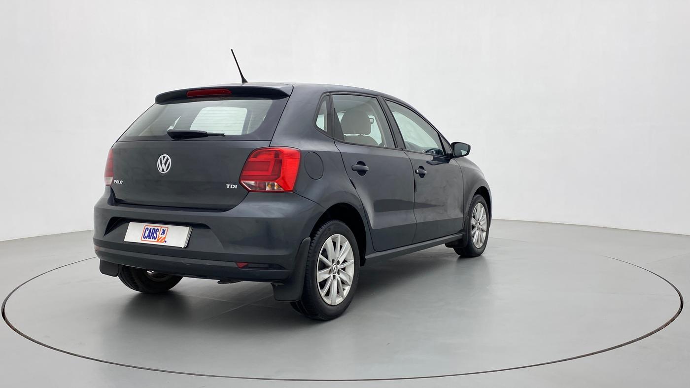 2017 Volkswagen Polo HIGHLINE1.5L, Diesel, Manual, 99,844 km, Right Back Diagonal