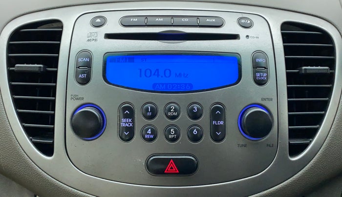 2012 Hyundai i10 SPORTZ 1.2 AT KAPPA2, Petrol, Automatic, 68,277 km, Infotainment System