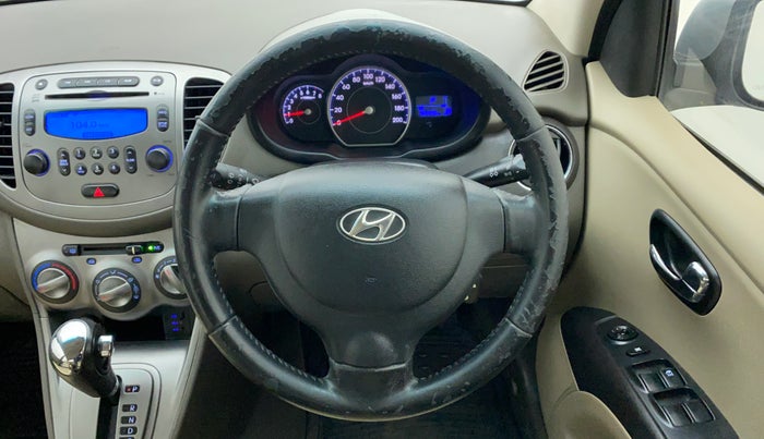 2012 Hyundai i10 SPORTZ 1.2 AT KAPPA2, Petrol, Automatic, 68,277 km, Steering Wheel Close Up