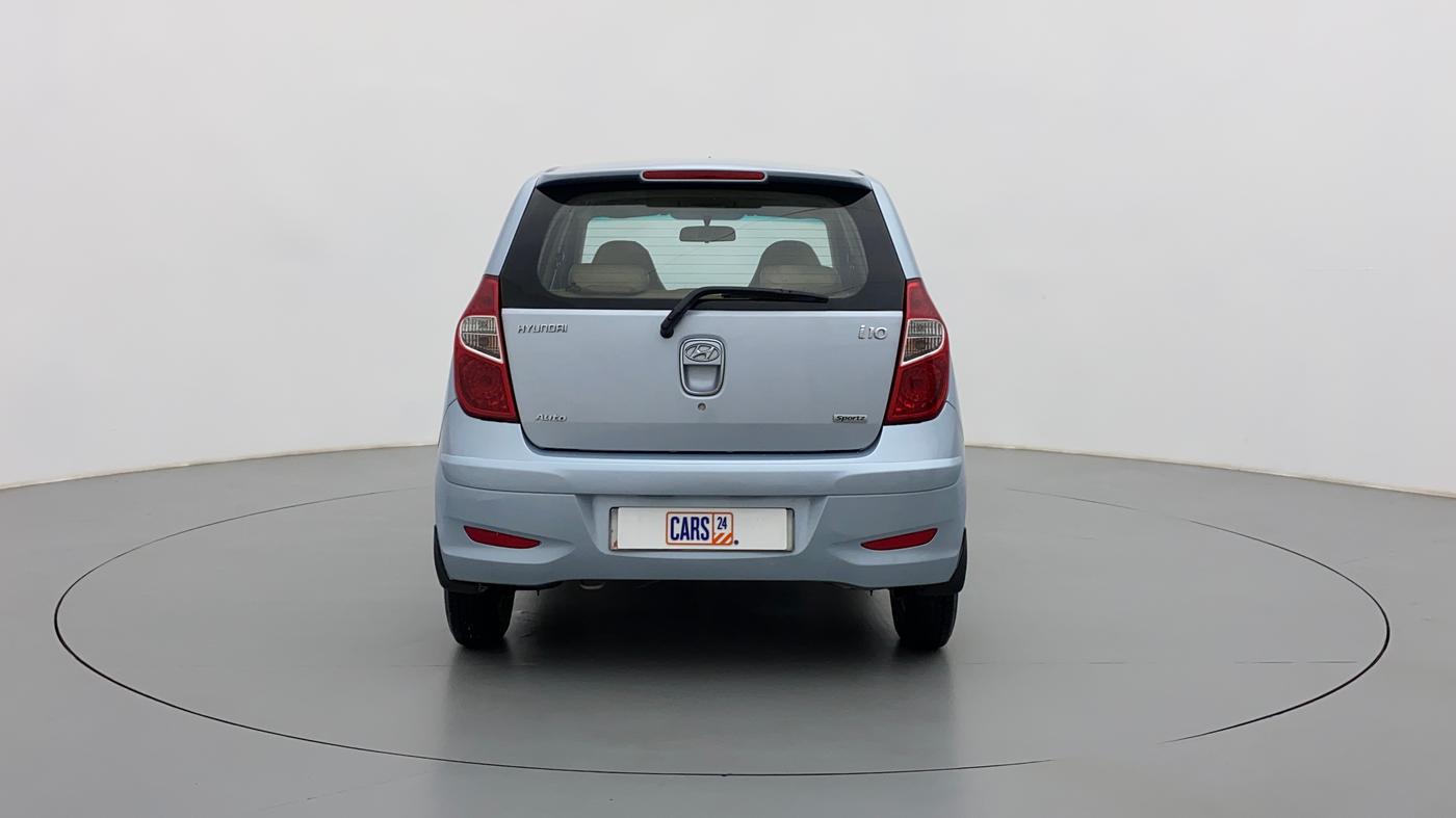 2012 Hyundai i10 SPORTZ 1.2 AT KAPPA2, Petrol, Automatic, 68,277 km, Back/Rear