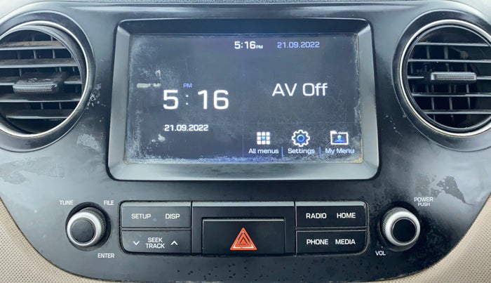 2017 Hyundai Grand i10 1.2 KAPPA SPORTZ (O), Petrol, Manual, 93,885 km, Infotainment System