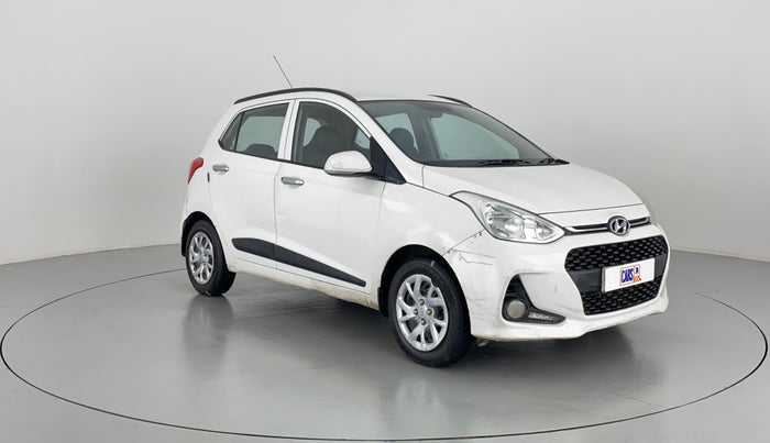 2017 Hyundai Grand i10 1.2 KAPPA SPORTZ (O), Petrol, Manual, 93,885 km, Right Front Diagonal