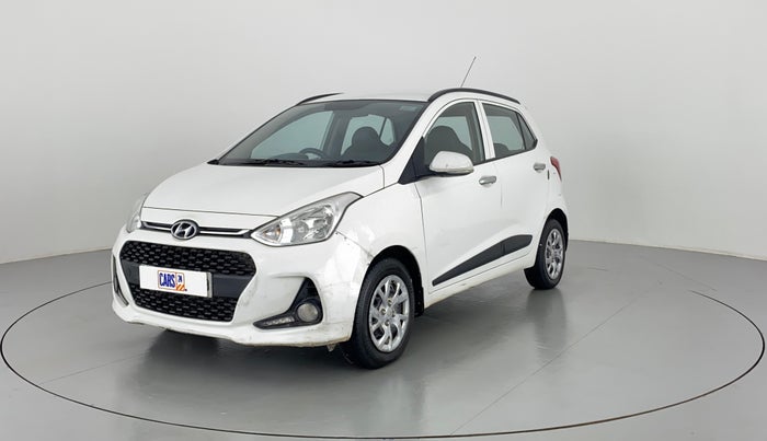 2017 Hyundai Grand i10 1.2 KAPPA SPORTZ (O), Petrol, Manual, 93,885 km, Left Front Diagonal