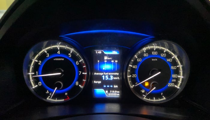 2017 Maruti Baleno ZETA PETROL 1.2, Petrol, Manual, 1,05,591 km, Odometer Image