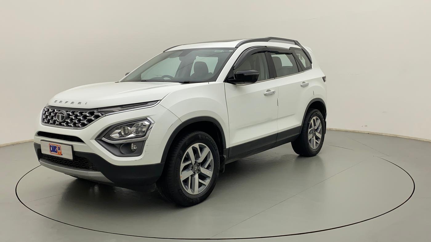 2021 Tata Safari XZA PLUS 6S, Diesel, Automatic, 92,333 km, Left Front Diagonal