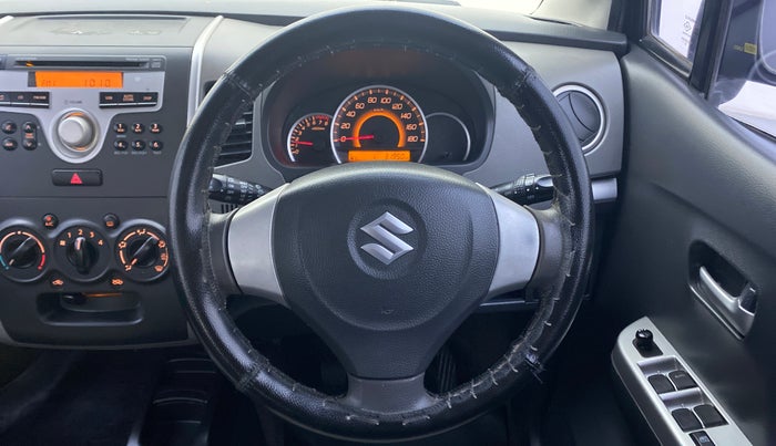 2012 Maruti Wagon R 1.0 VXI, Petrol, Manual, 32,013 km, Steering Wheel Close Up