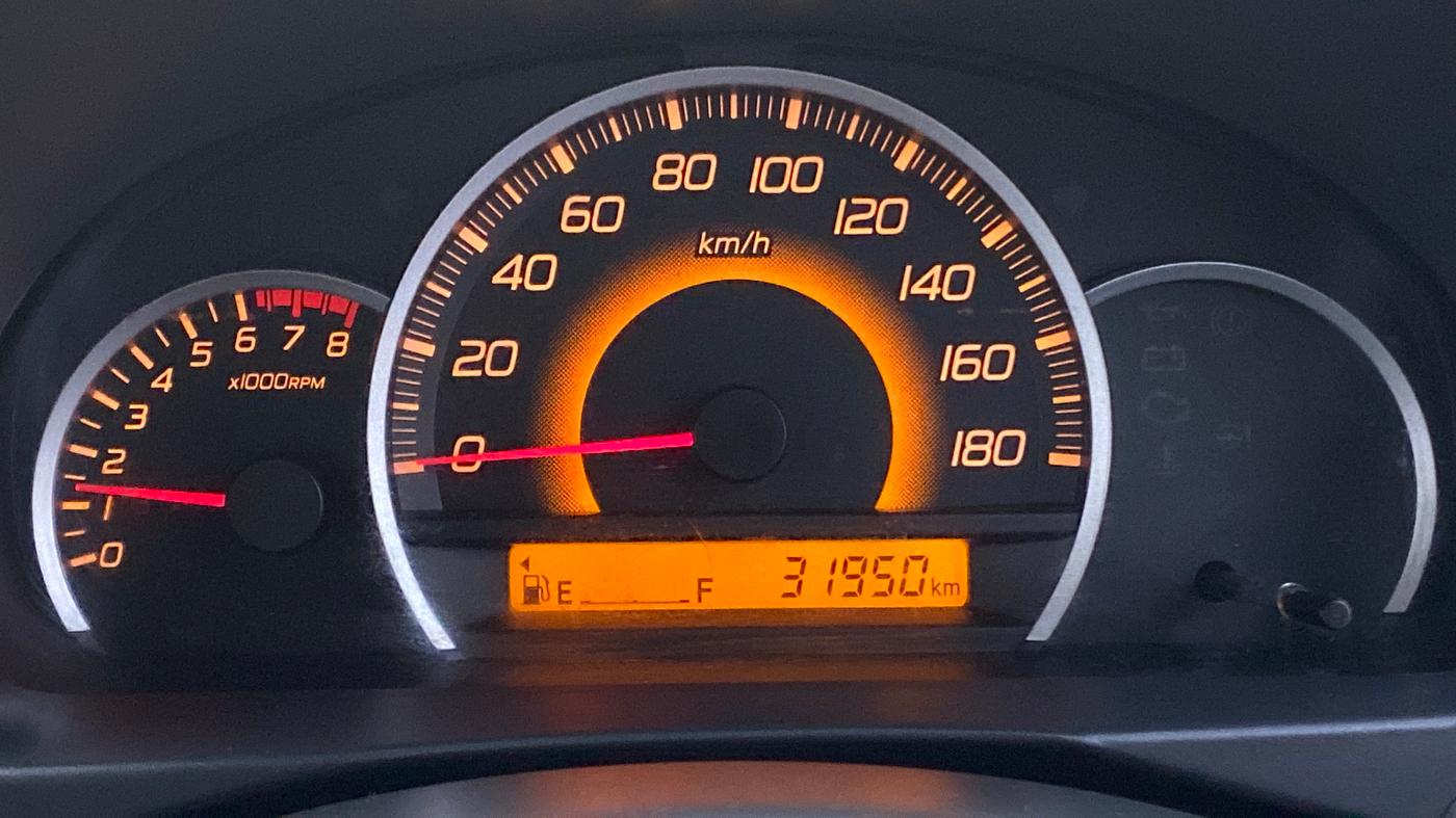 2012 Maruti Wagon R 1.0 VXI, Petrol, Manual, 32,013 km, Odometer Image