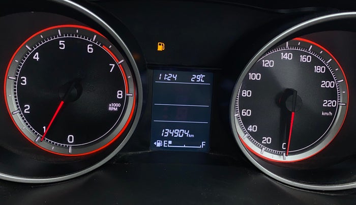 2018 Maruti Swift ZXI, Petrol, Manual, 1,34,900 km, Odometer Image