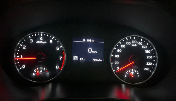 2020 KIA SELTOS HTX IVT 1.5 PETROL, Petrol, Automatic, 76,972 km, Odometer Image