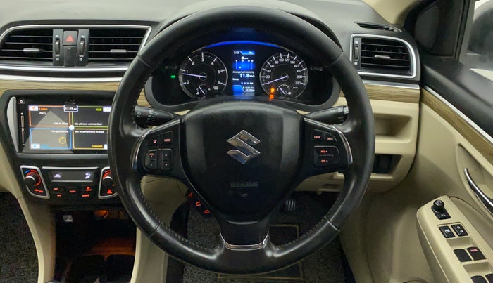 2019 Maruti Ciaz ALPHA DIESEL 1.5, Diesel, Manual, 55,388 km, Steering Wheel Close Up