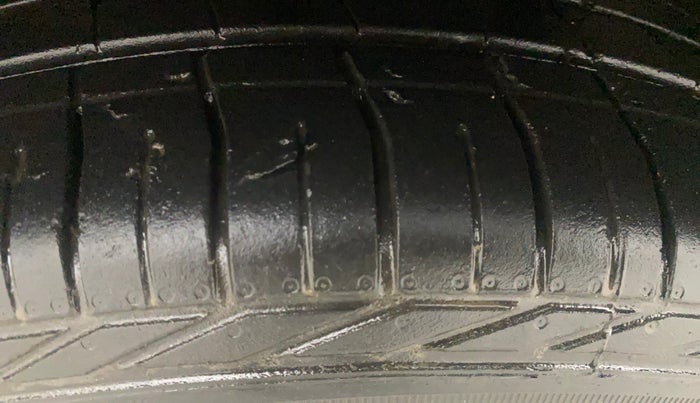 2022 Tata NEXON XZ PLUS (HS) PETROL DARK EDITION, Petrol, Manual, 36,472 km, Left Front Tyre Tread