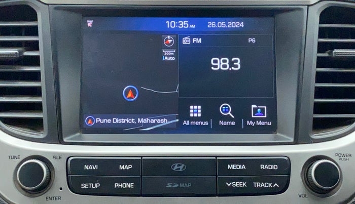 2018 Hyundai Verna 1.6 VTVT SX, Petrol, Manual, 40,770 km, Infotainment System
