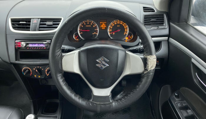 2012 Maruti Swift VXI, Petrol, Manual, 98,988 km, Steering Wheel Close Up