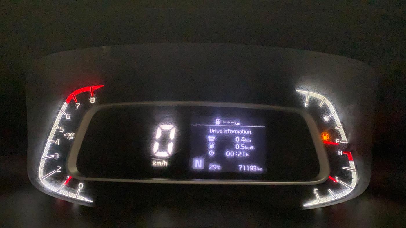 2020 KIA SONET HTX 1.0 IMT, Petrol, Manual, 71,191 km, Odometer Image