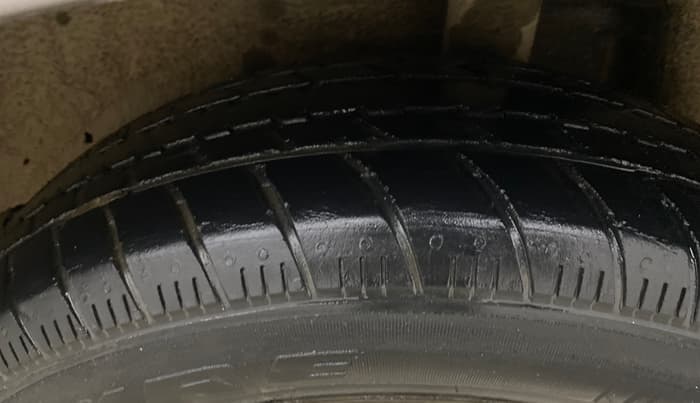 2015 Maruti Celerio VXI AMT, Petrol, Automatic, 61,845 km, Left Rear Tyre Tread