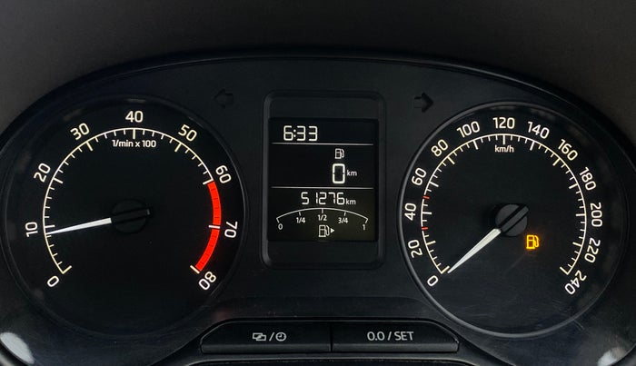 2016 Skoda Rapid 1.6 MPI MT STYLE PLUS, Petrol, Manual, 51,311 km, Odometer Image