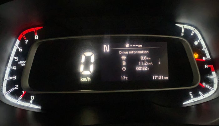 2022 KIA SONET HTX ANNIVERSARY EDITION 1.0 IMT, Petrol, Manual, 17,112 km, Odometer Image