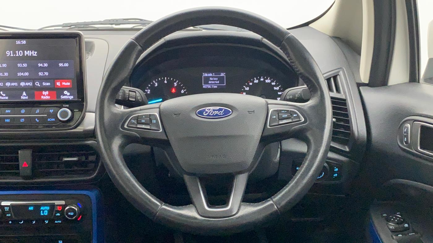 2019 Ford Ecosport 1.5 TITANIUM SIGNATURE TI VCT (SUNROOF), Petrol, Manual, 40,866 km, Steering Wheel Close Up