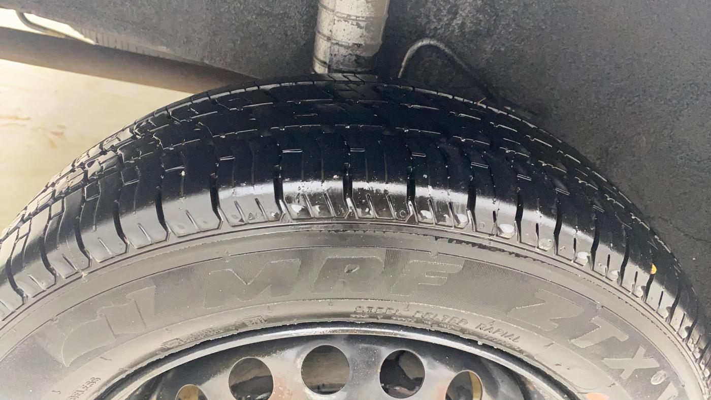 2018 Datsun Go Plus T, Petrol, Manual, 92,703 km, Right Rear Tyre Tread