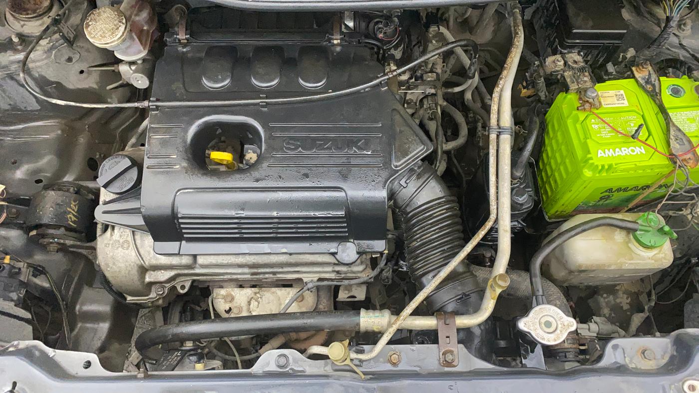 2015 Maruti Wagon R 1.0 LXI, Petrol, Manual, 75,668 km, Engine View