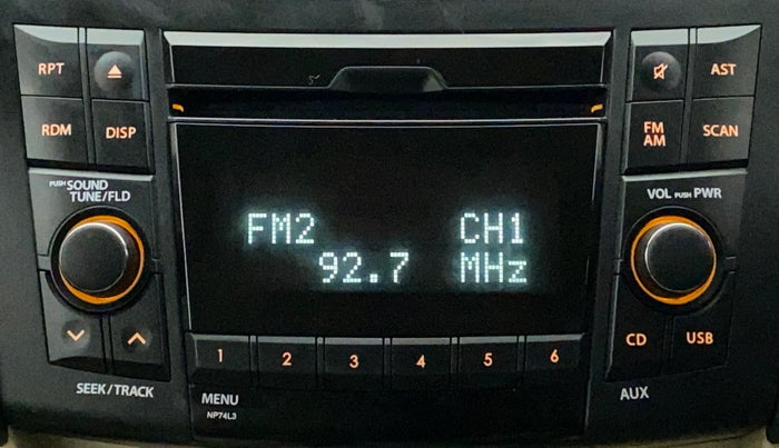 2014 Maruti Swift Dzire ZXI, Petrol, Manual, 16,143 km, Infotainment System