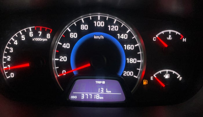 2015 Hyundai Grand i10 SPORTZ 1.2 KAPPA VTVT, Petrol, Manual, 37,696 km, Odometer Image