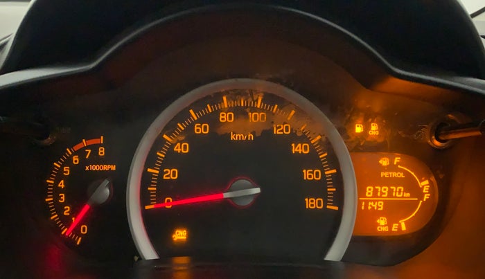 2014 Maruti Celerio VXI CNG, CNG, Manual, 88,175 km, Odometer Image