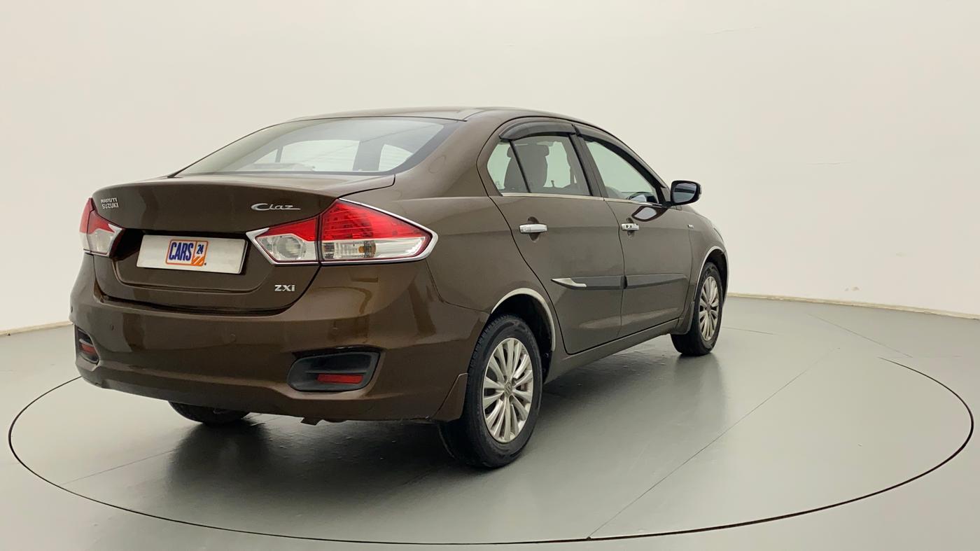2015 Maruti Ciaz ZXI, Petrol, Manual, 86,689 km, Right Back Diagonal