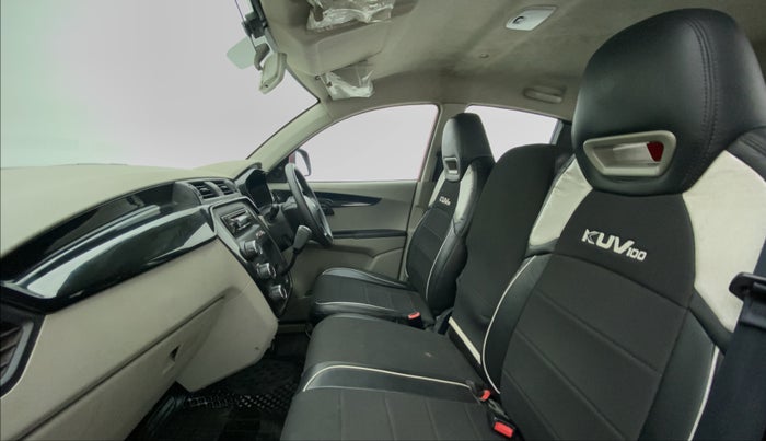 2016 Mahindra Kuv100 K4+ 6 STR, Petrol, Manual, 26,143 km, Right Side Front Door Cabin