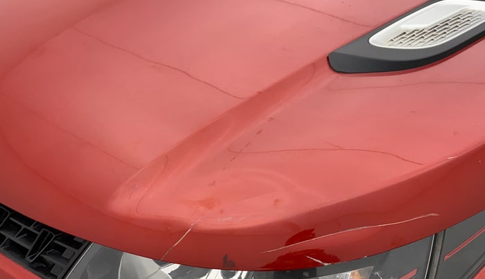 2016 Mahindra Kuv100 K4+ 6 STR, Petrol, Manual, 26,143 km, Bonnet (hood) - Minor scratches