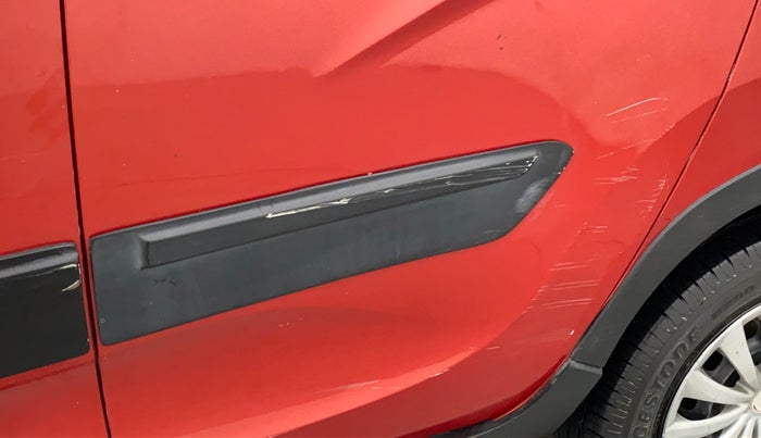 2016 Mahindra Kuv100 K4+ 6 STR, Petrol, Manual, 26,143 km, Rear left door - Slightly dented