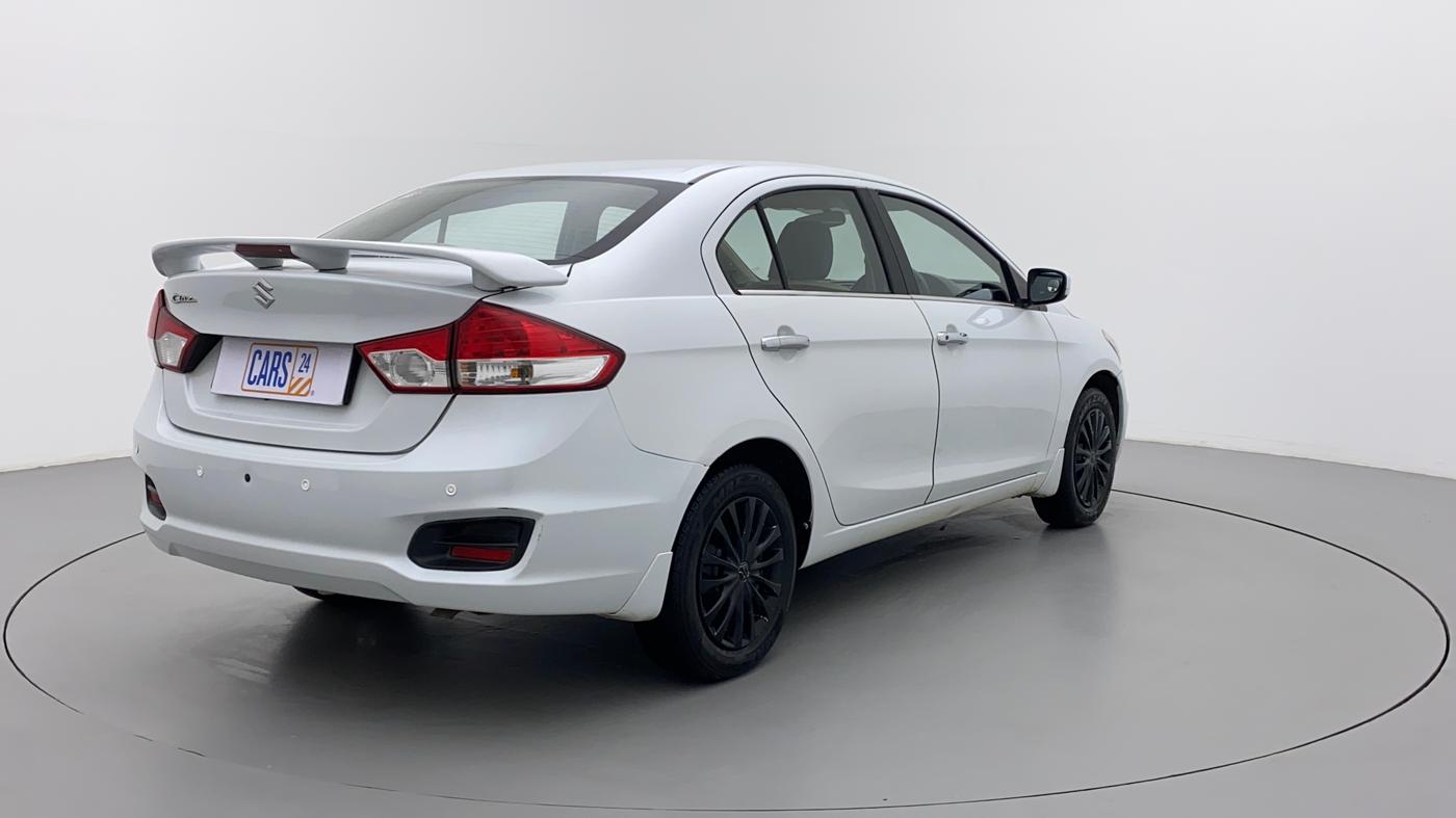 2018 Maruti Ciaz SIGMA 1.4 MT PETROL, CNG, Manual, 55,505 km, Right Back Diagonal