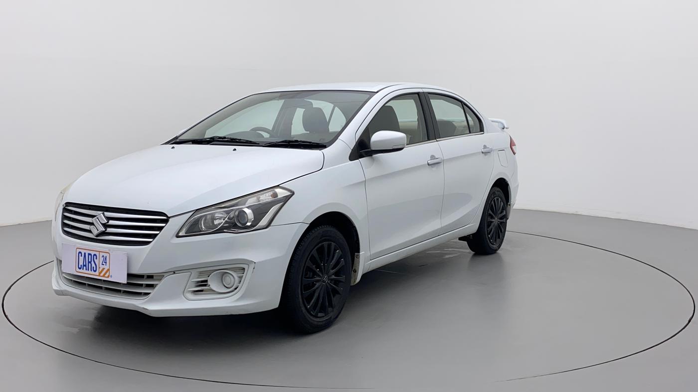 2018 Maruti Ciaz SIGMA 1.4 MT PETROL, CNG, Manual, 55,505 km, Left Front Diagonal