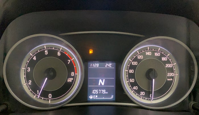 2017 Maruti Dzire ZXI PLUS AMT, Petrol, Automatic, 1,05,838 km, Odometer Image