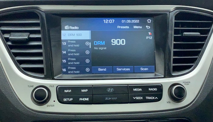 2017 Hyundai Verna 1.6 CRDI SX + AT, Diesel, Automatic, 53,838 km, Infotainment System