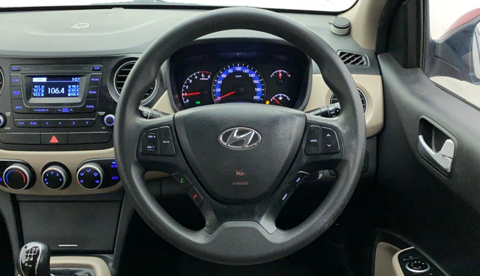 2017 Hyundai Xcent SX 1.2 CRDI, Diesel, Manual, 88,880 km, Steering Wheel Close Up