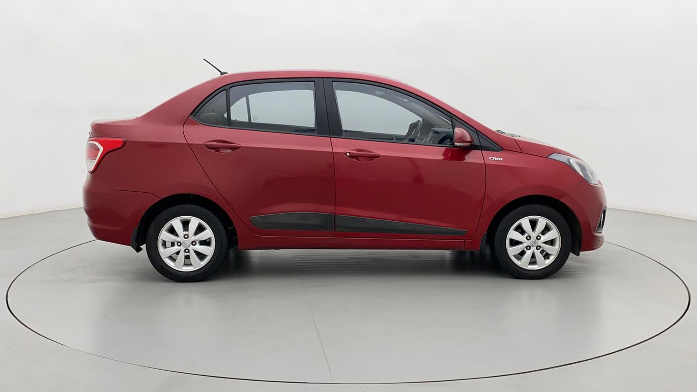 2017 Hyundai Xcent SX 1.2 CRDI, Diesel, Manual, 88,880 km, Right Side View