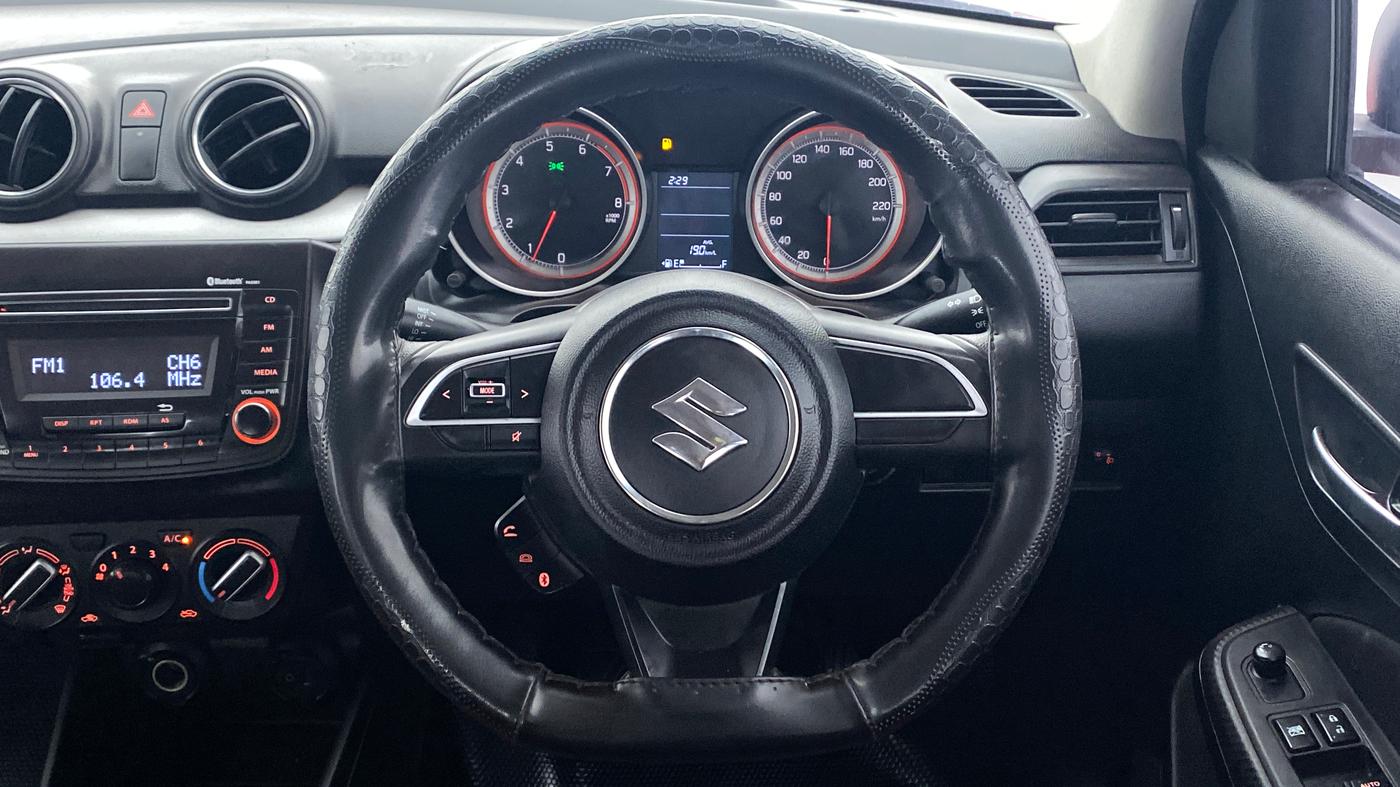 2019 Maruti Swift VXI D, Petrol, Manual, 53,648 km, Steering Wheel Close Up