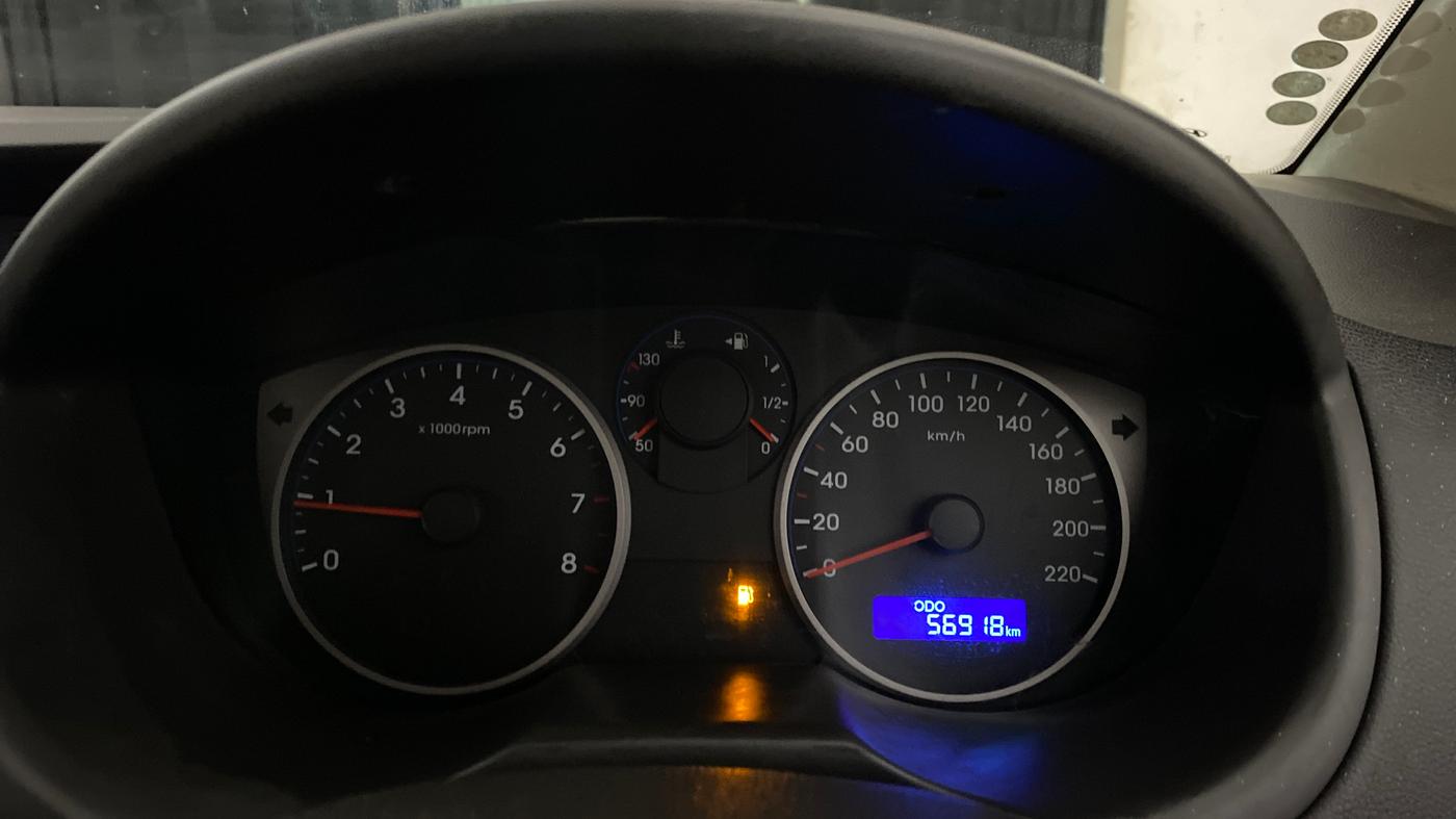 2013 Hyundai i20 MAGNA 1.2, Petrol, Manual, 56,877 km, Odometer Image