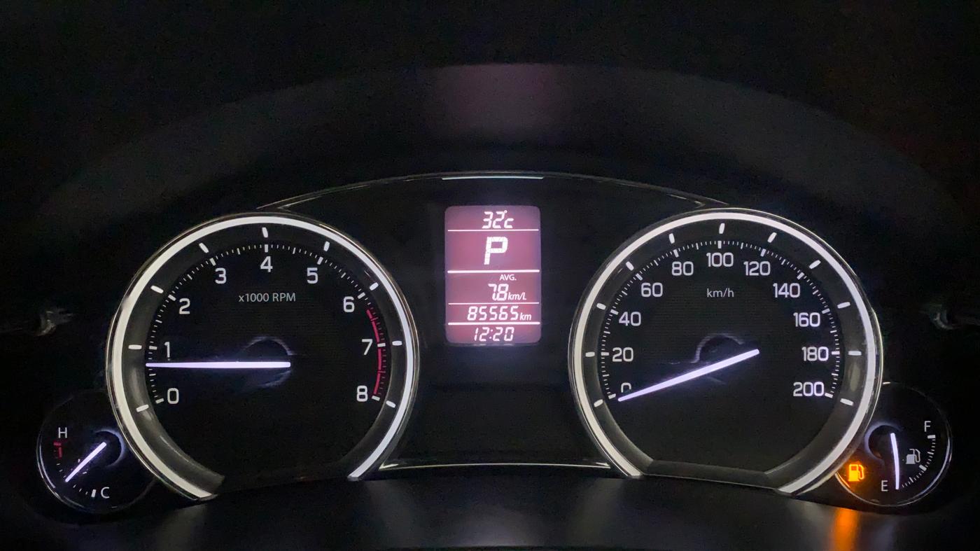 2015 Maruti Ciaz ZXI, Petrol, Manual, 85,633 km, Odometer Image