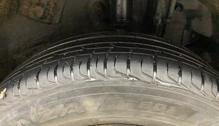 2023 Tata NEXON XZA PLUS SUNROOF PETROL, Petrol, Automatic, 28,786 km, Left Rear Tyre Tread